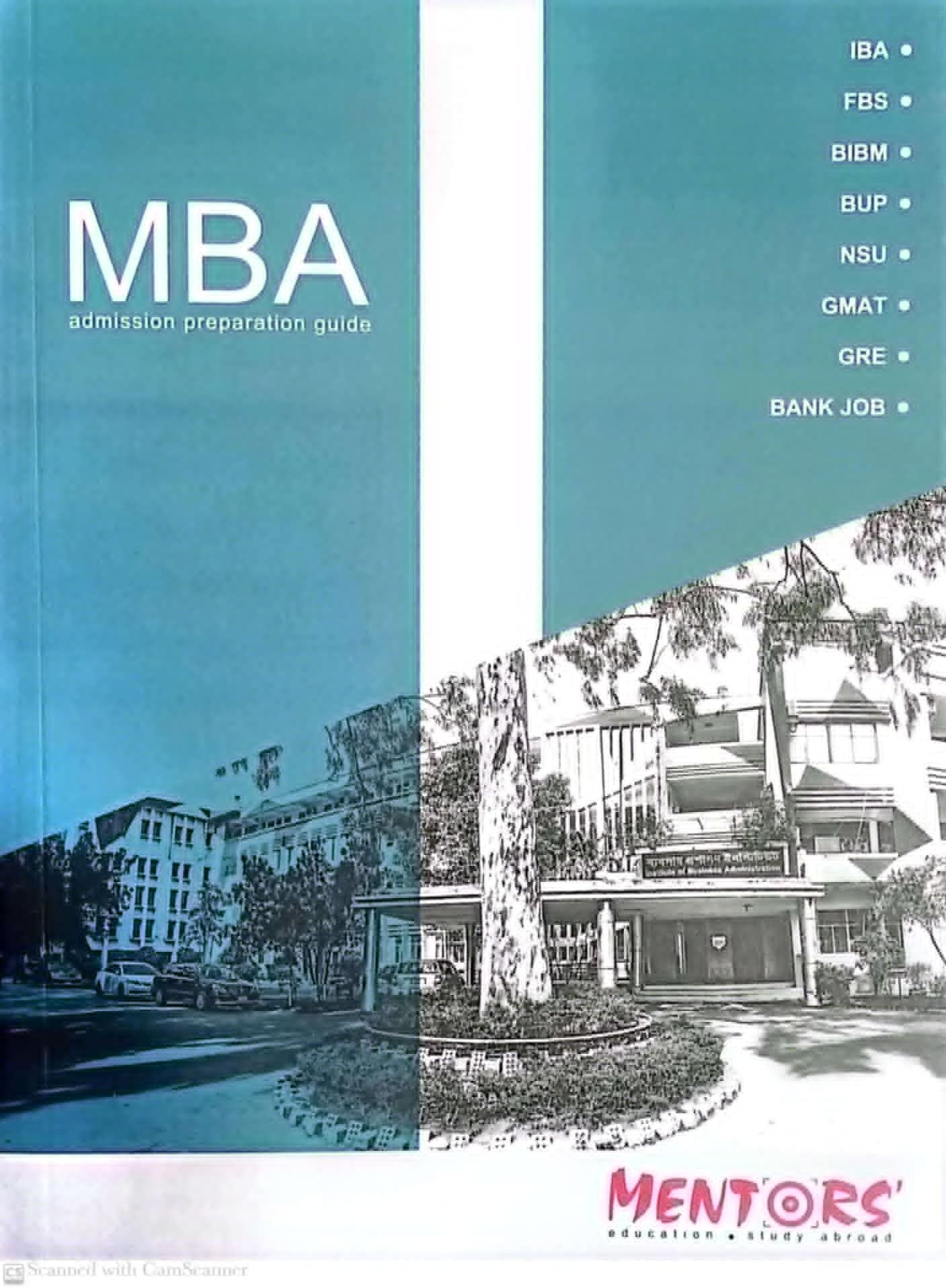 Admission Preparation Guide : MBA